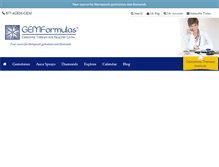 Tablet Screenshot of gemformulas.com